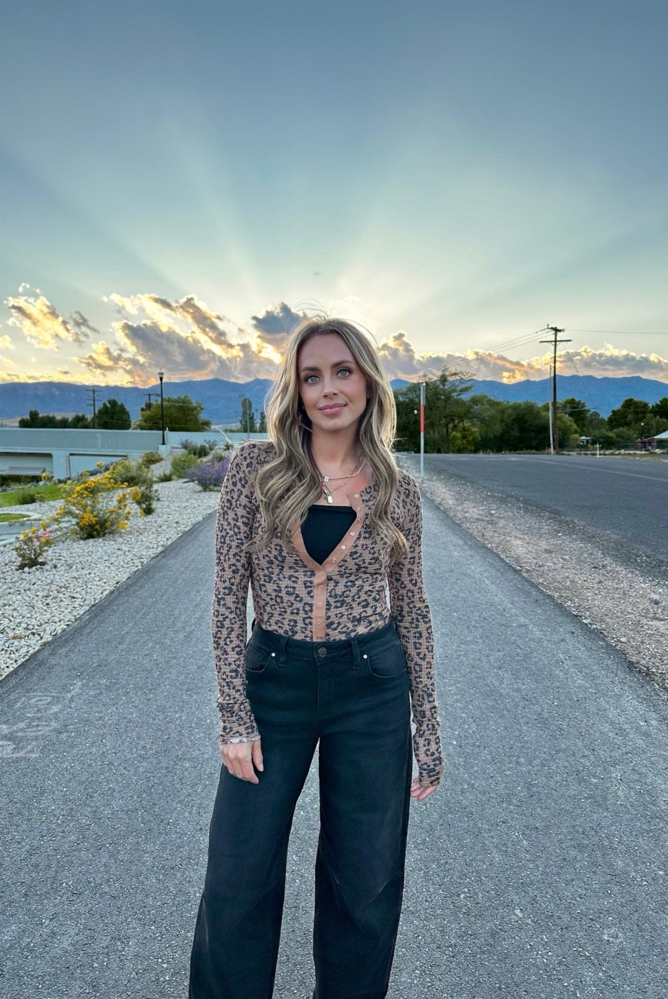 Free People Going Places Printed Cardi