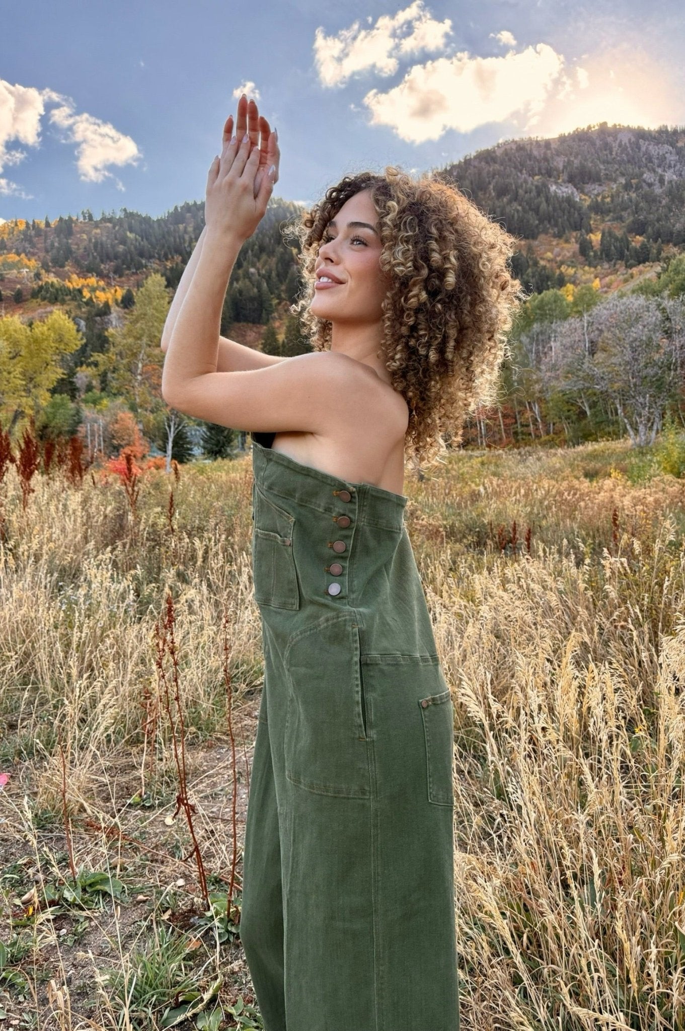 Garage Shift One Shoulder Overalls