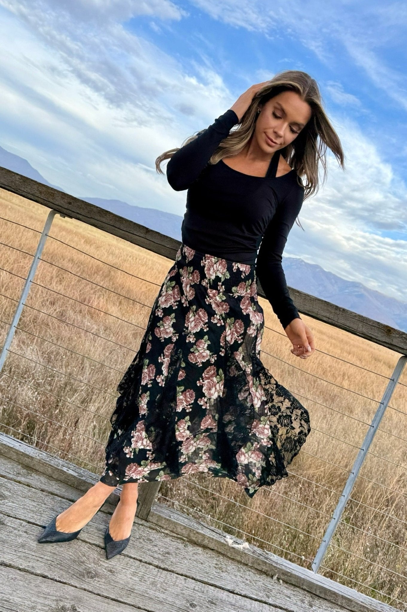 Garden Muse Maxi Skirt