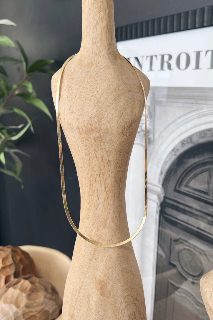 Golden Wave Necklace