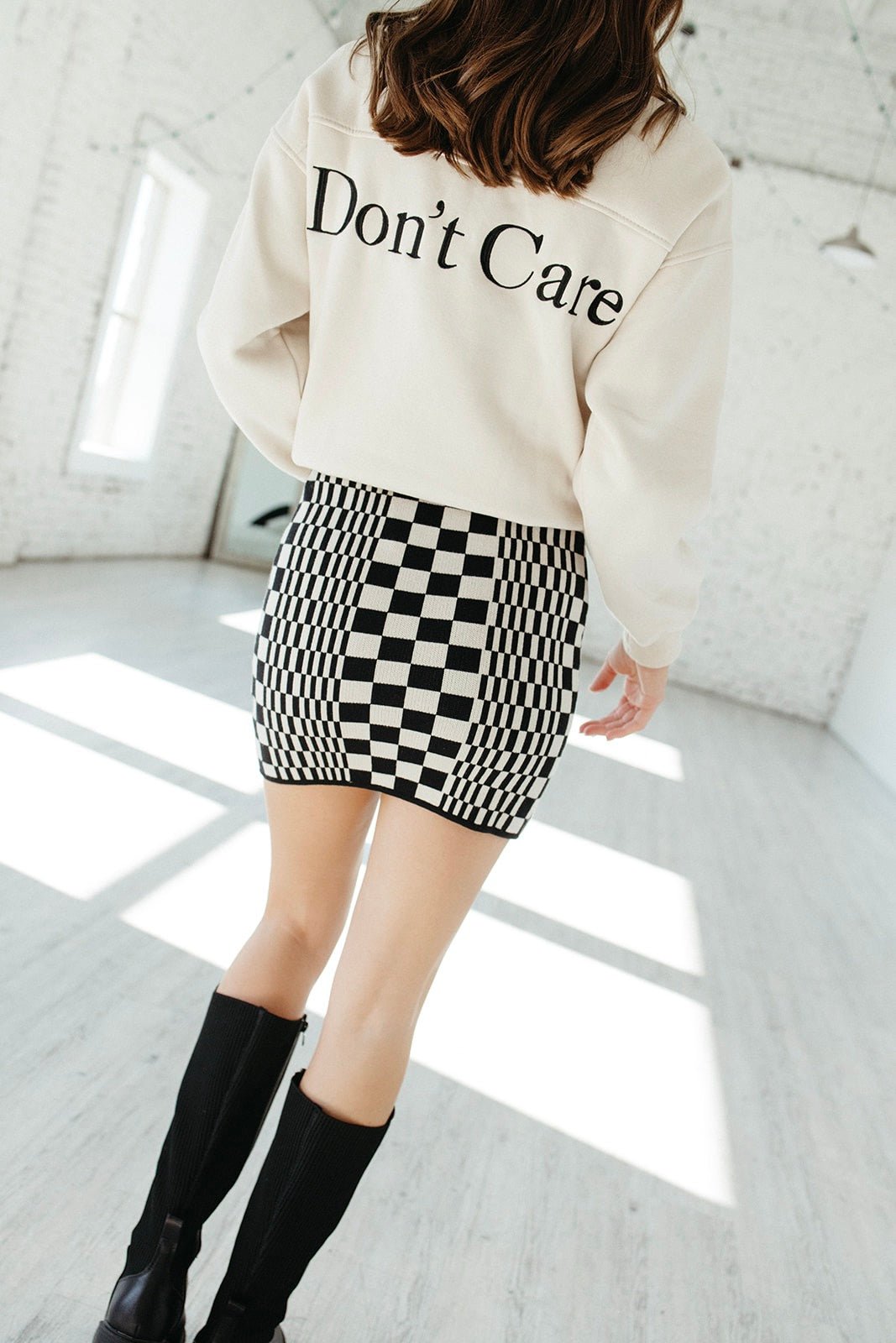 Gridlock Mini Skirt