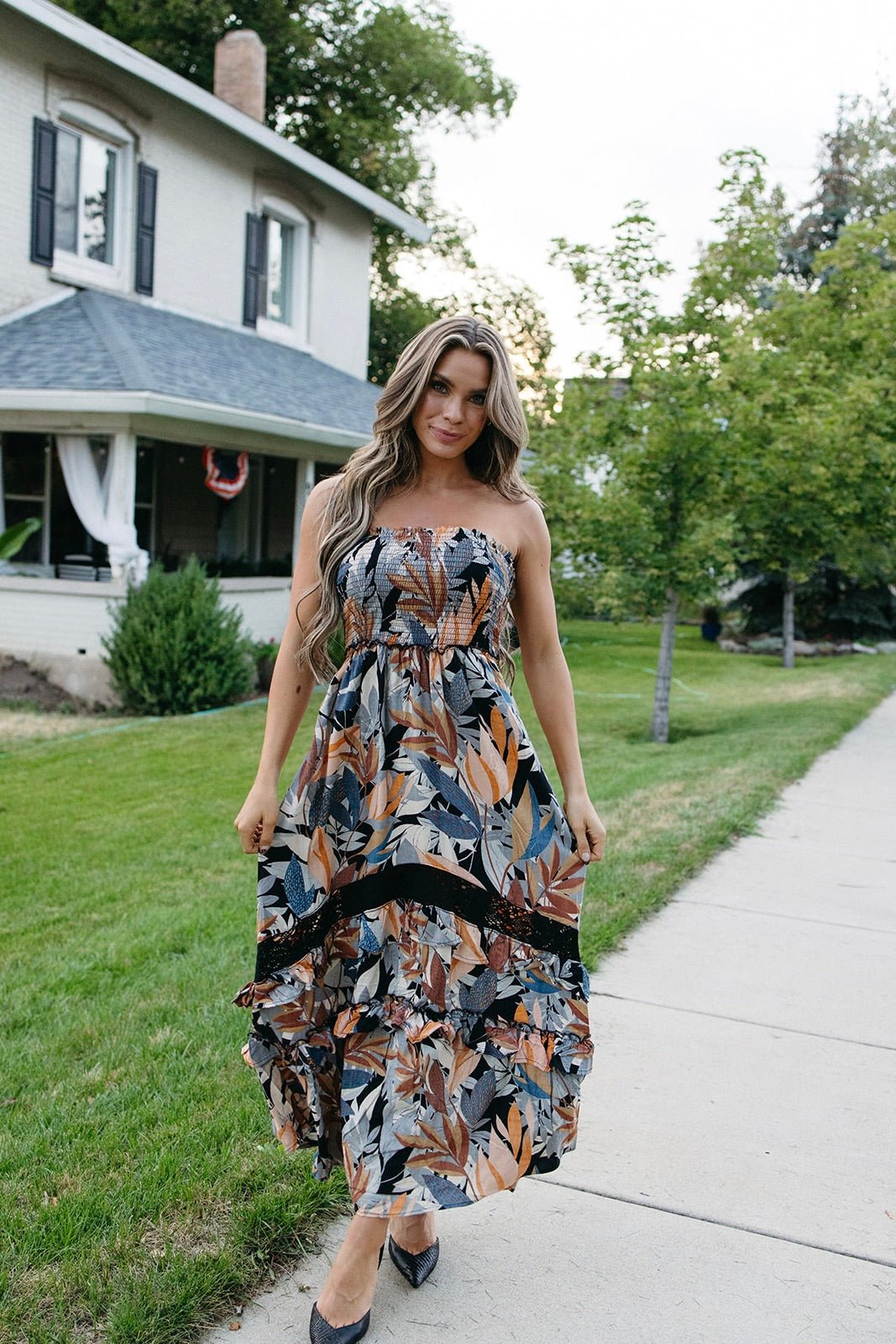 Harvest Breeze Midi Dress