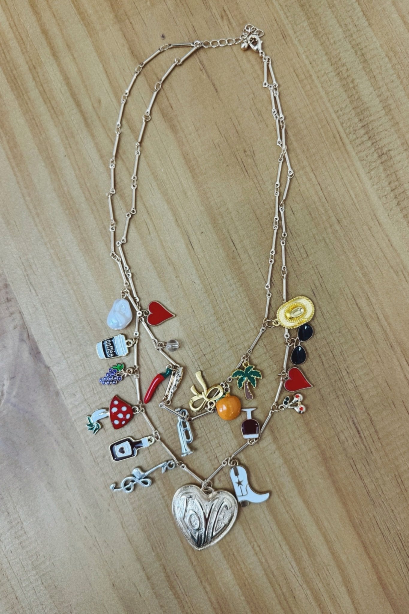 Hello Sunshine Charm Necklace