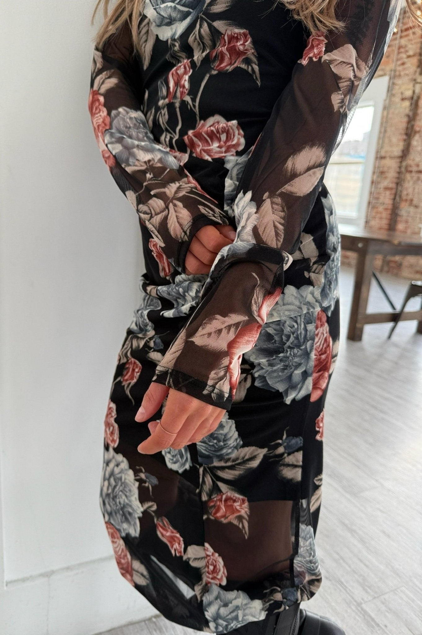 Hidden Haven Floral Maxi Dress
