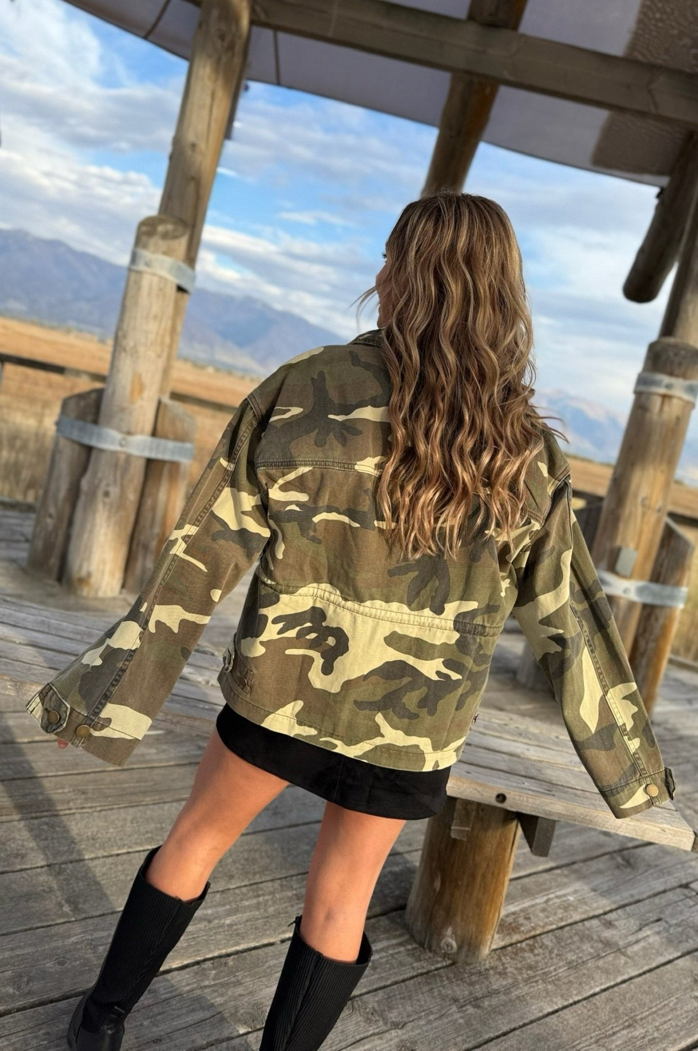 Hide & Chic Camouflage Jacket