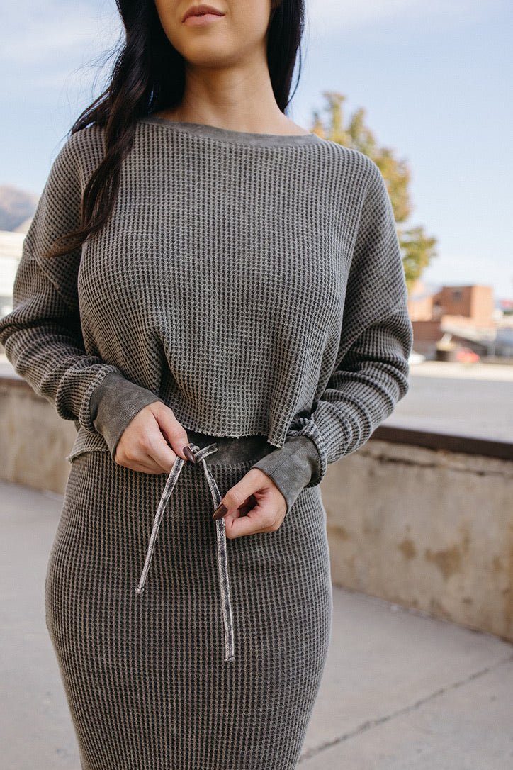 Honeycomb Waffle Skirt - FINAL SALE