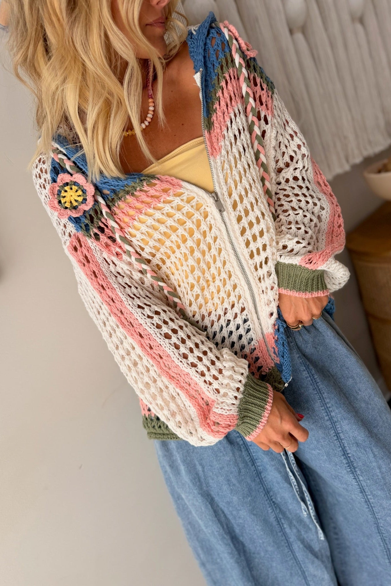 Hopelessly Devoted Crochet Hoodie