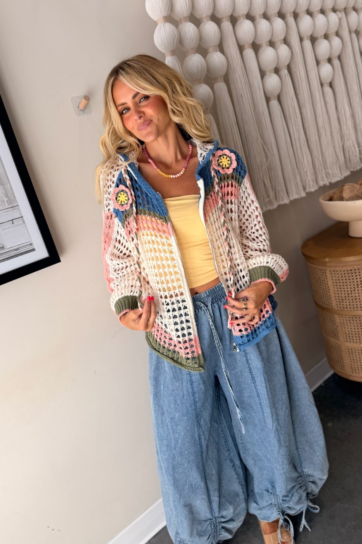 Hopelessly Devoted Crochet Hoodie