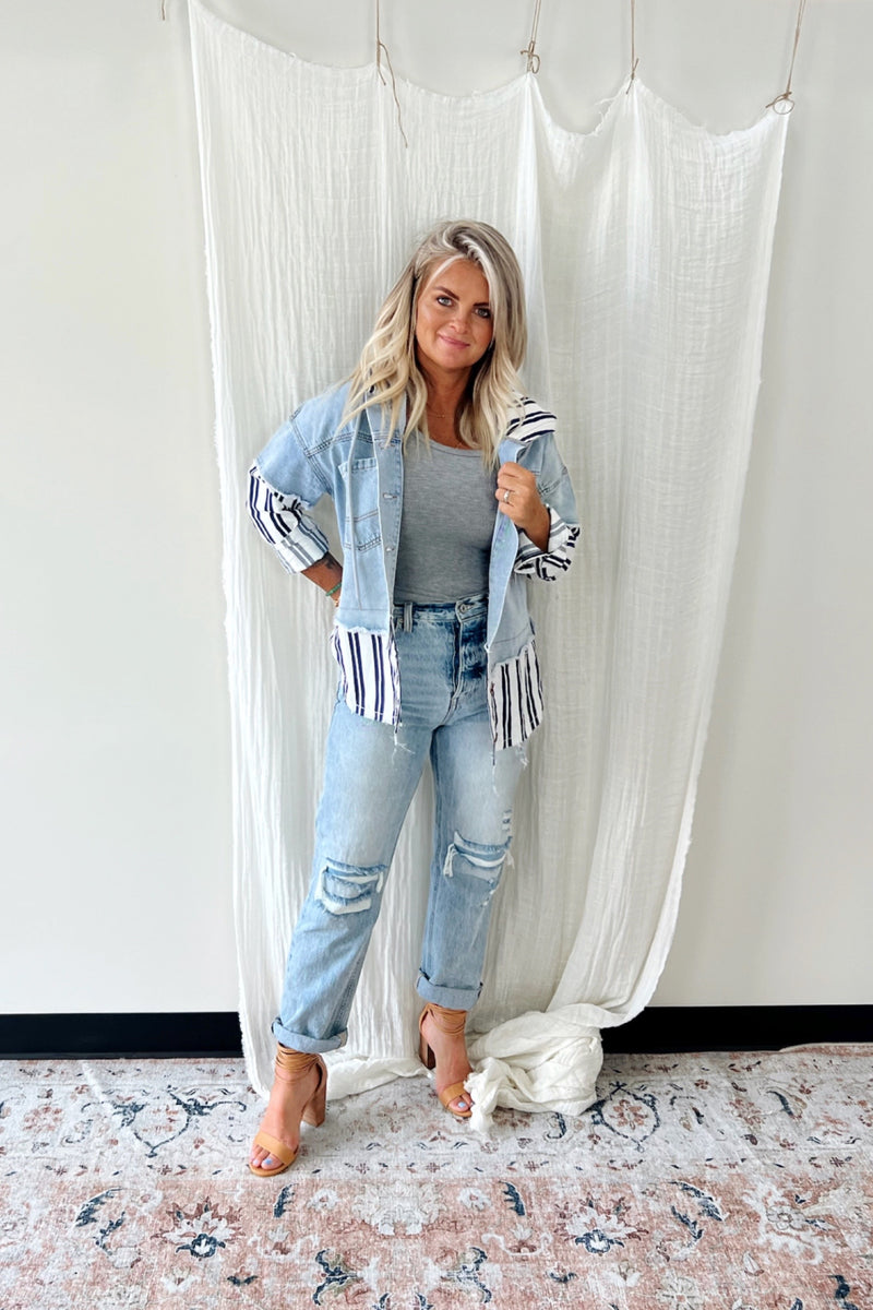 Enzo Denim Hoodie Jacket - FINAL SALE