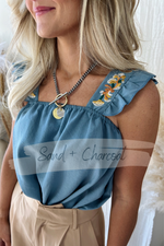 Delaney Embroidered Tank