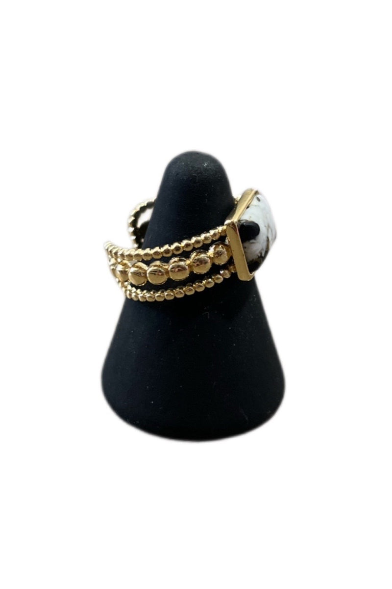 Birdie Marble Ring