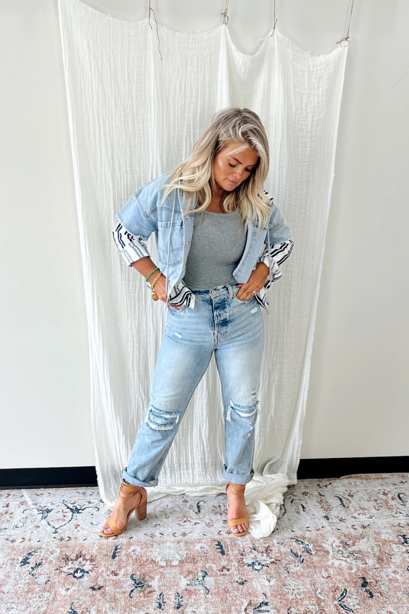 Enzo Denim Hoodie Jacket - FINAL SALE