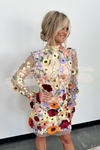 Genevieve Embroidered Floral Dress