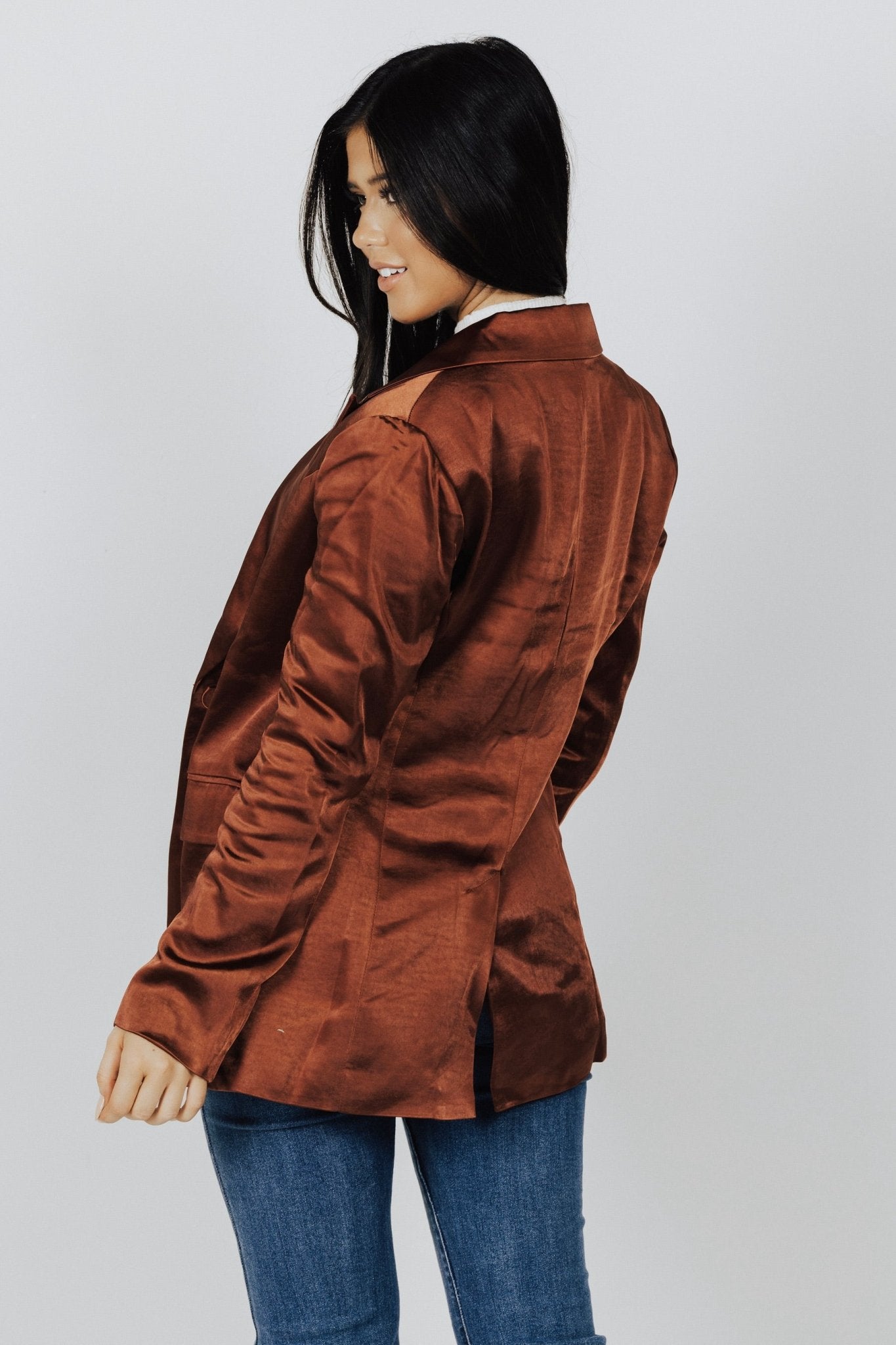 Jennifer Satin Blazer - FINAL SALE