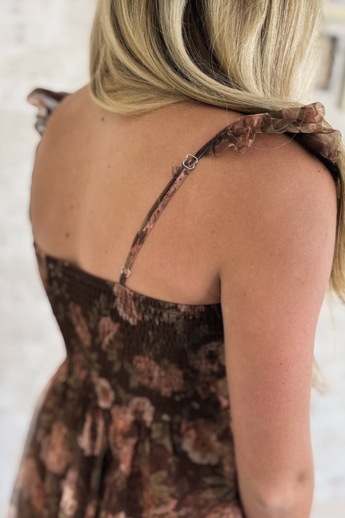 Keep Me Close Floral Tiered Maxi Dress