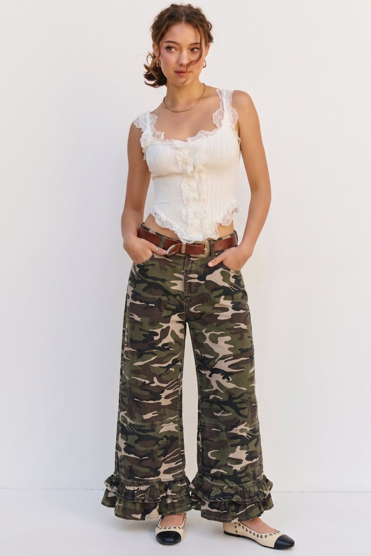 Keepsake Lace Ruffle Top