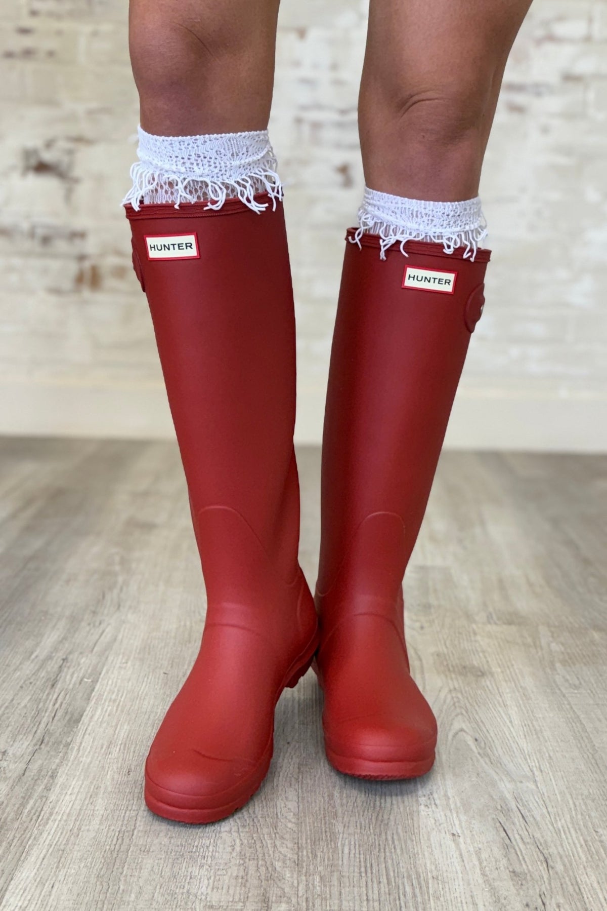 Kiss & Tell Lace Knee-High Socks