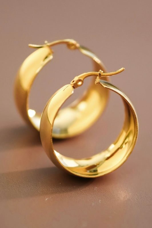 Liquid Gold Hoops