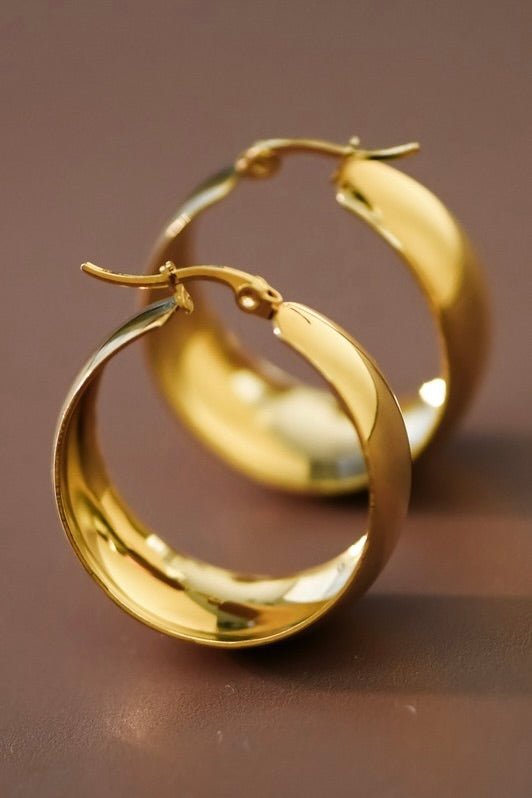 Liquid Gold Hoops
