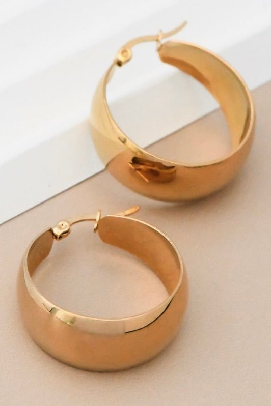 Liquid Gold Hoops