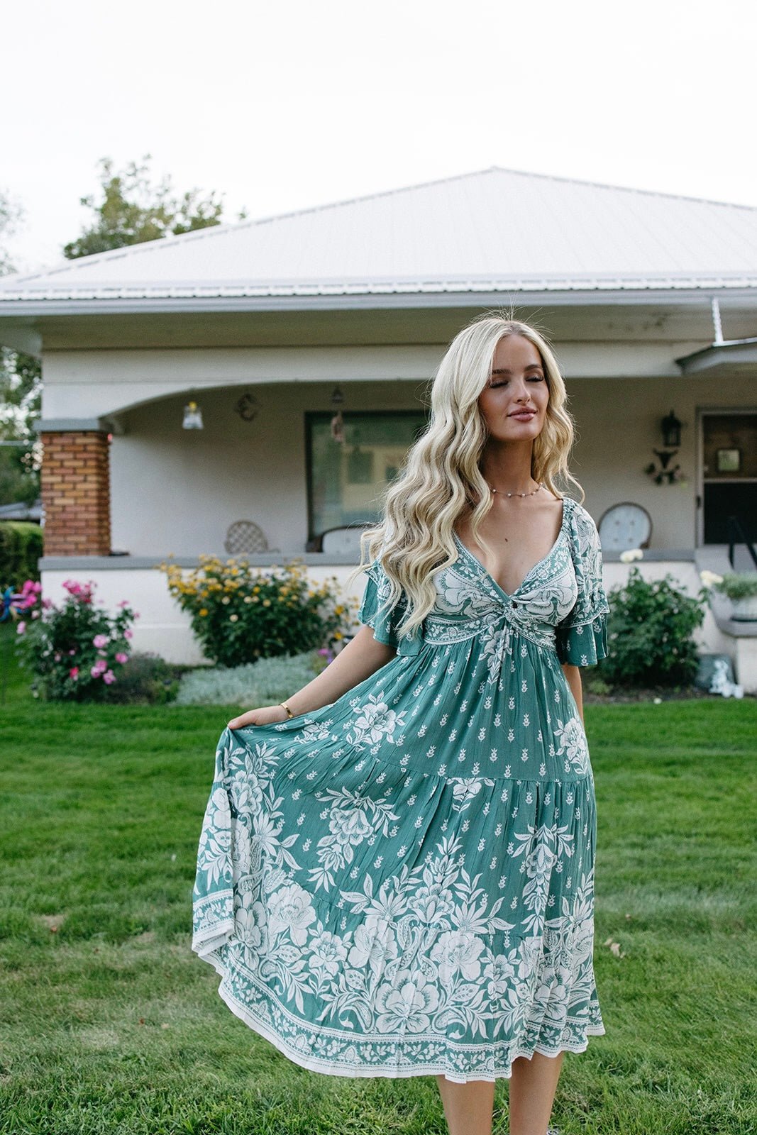 Meet Me in the Meadow Midi Dress