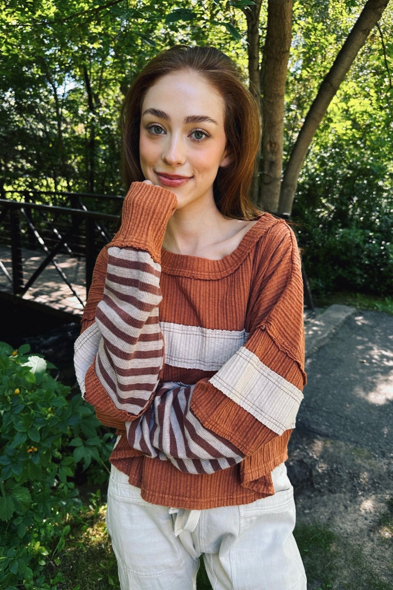 Nutmeg Knit Top - FINAL SALE
