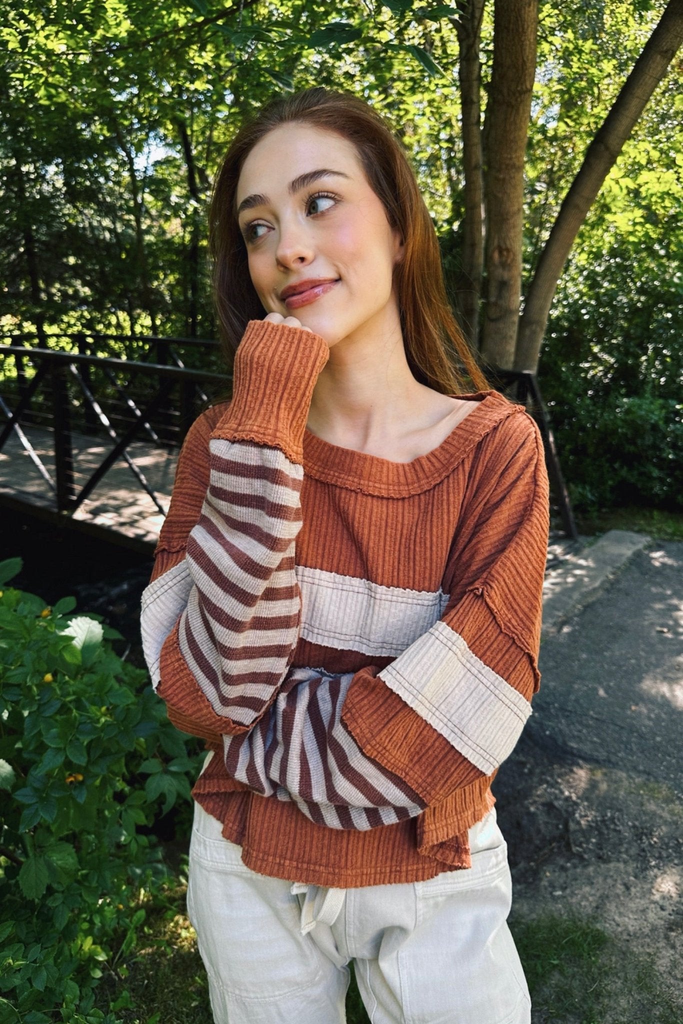 Nutmeg Knit Top - FINAL SALE