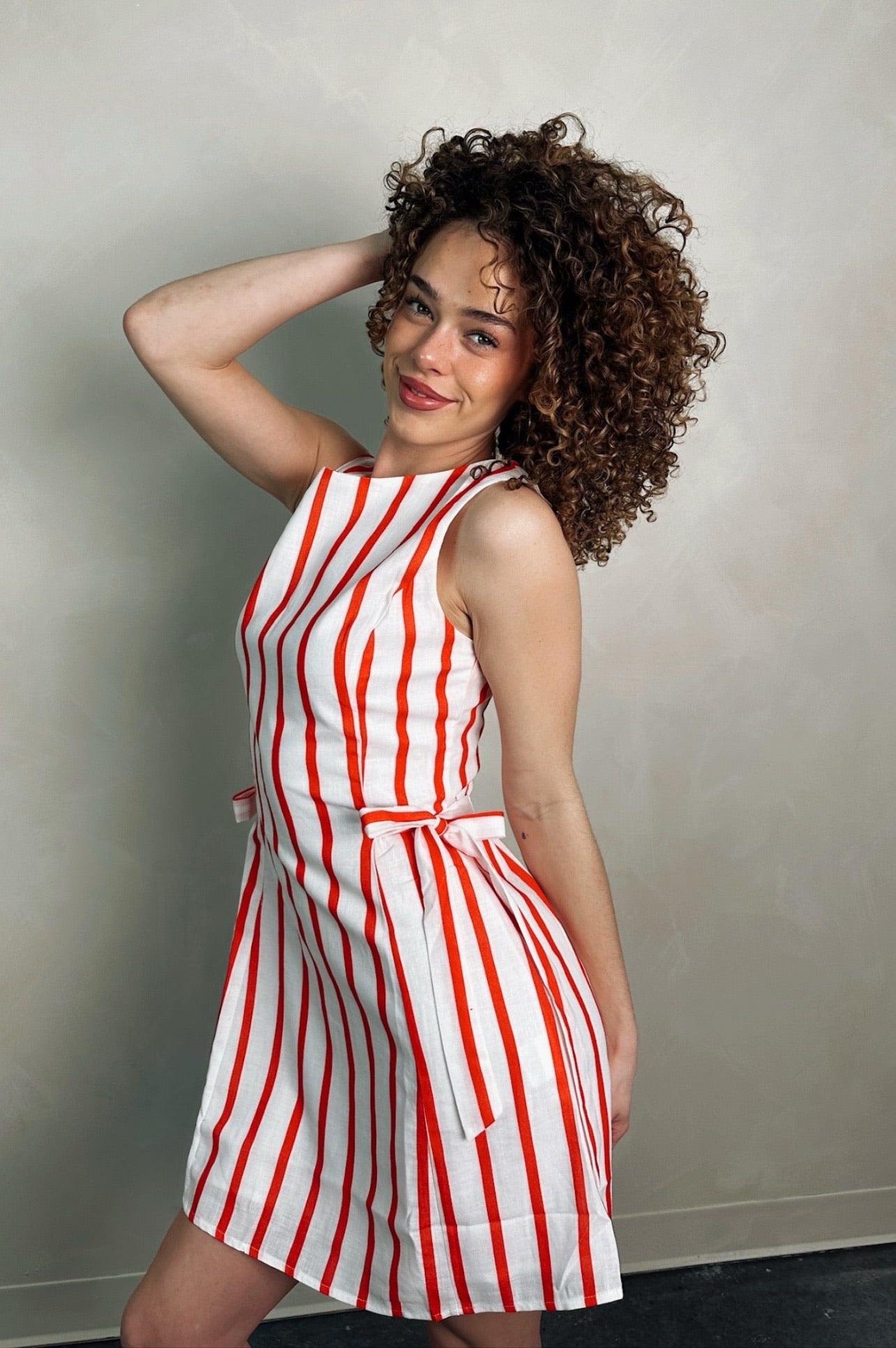 the fated picnic mini dress Picnic at the Pier Dress XSmall / Red/White