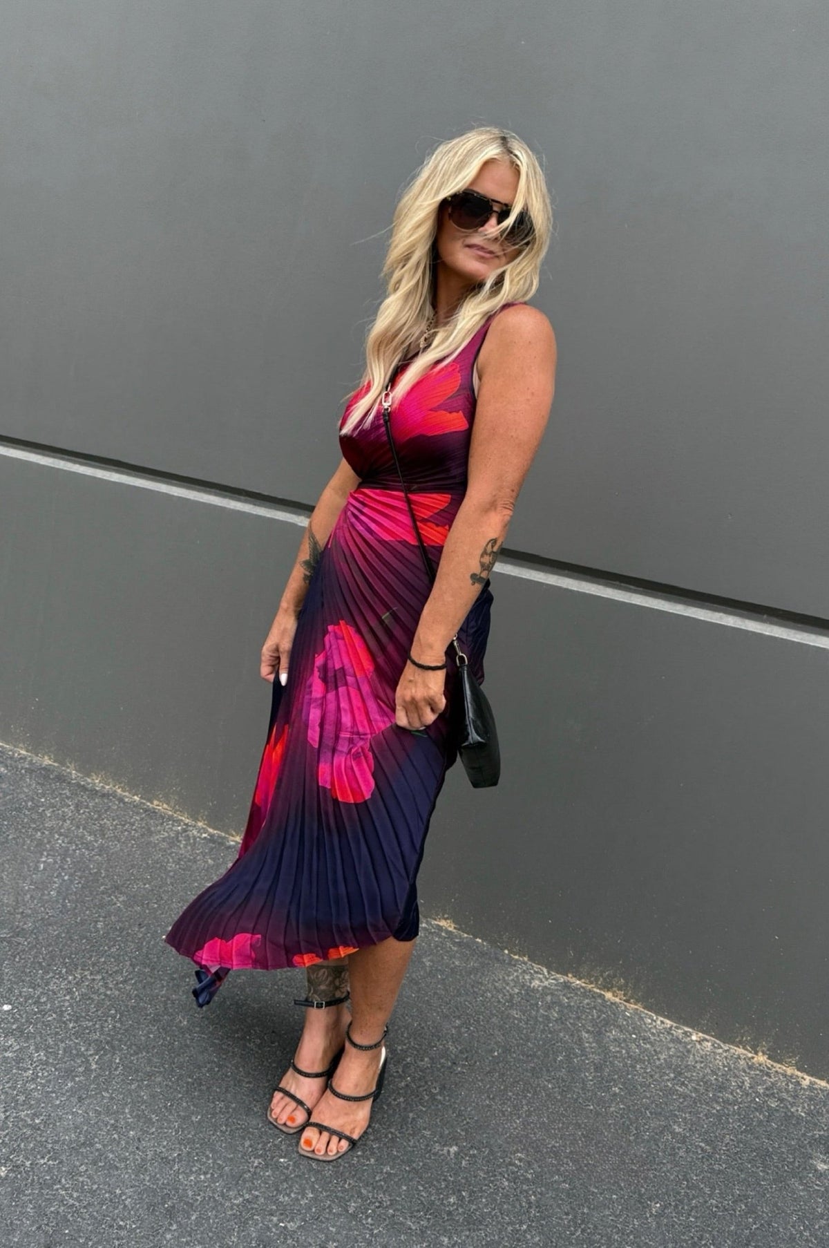 Poison Petals One-Shoulder Dress