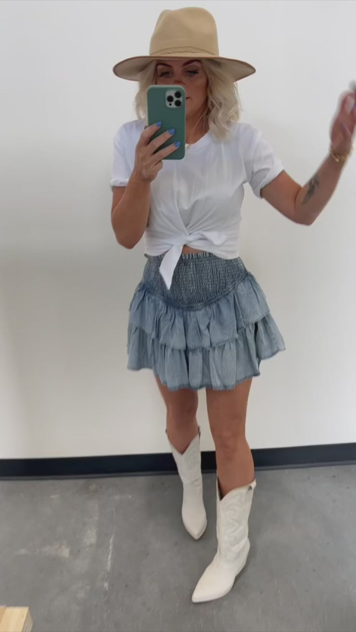 Whimsey Smocked Skort
