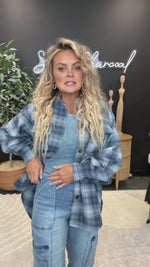 Sylvie Washed Denim Joggers