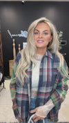 Elaina Distressed Flannel