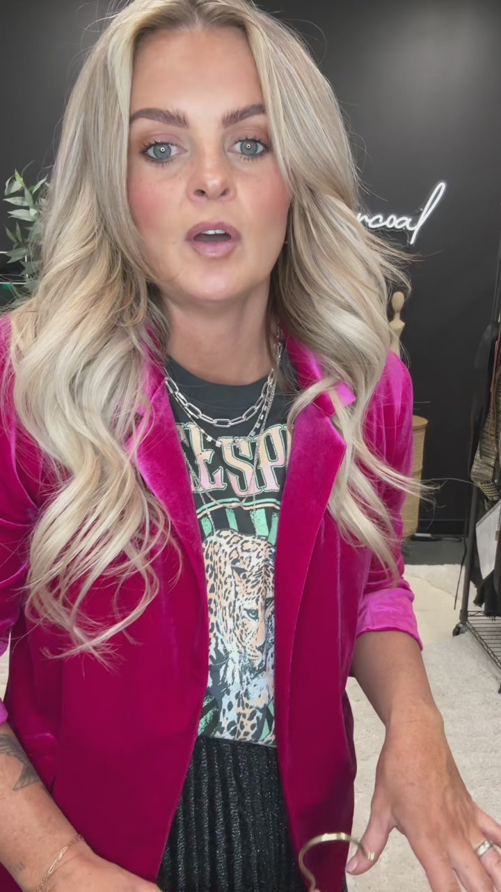 Owen Velvet Blazer
