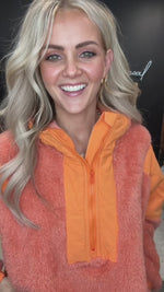 Chandler Hooded Sherpa Pullover