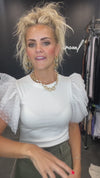Freya Ruffle Sleeve Top