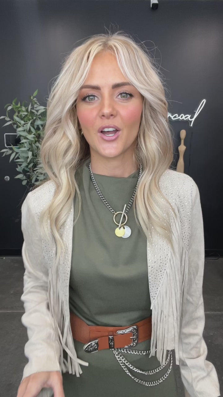 Brandy Fringe Jacket