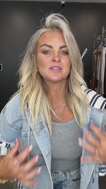 Enzo Denim Hoodie Jacket - FINAL SALE