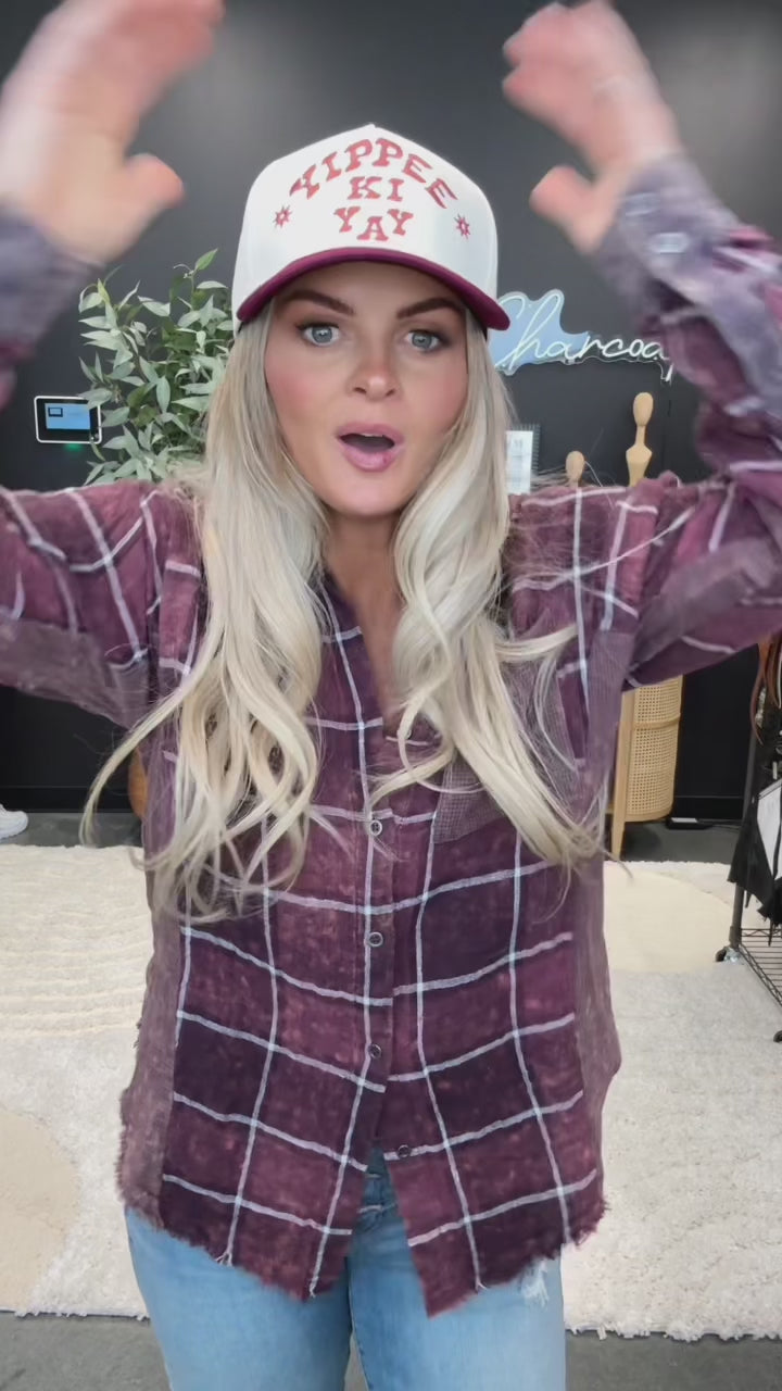 Paula Oversized Flannel Lux Collection