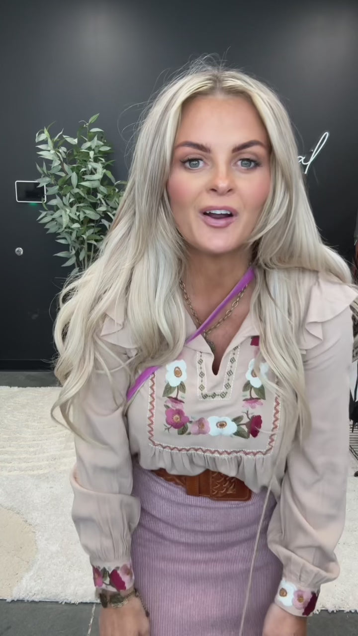 Adeline Embroidered Blouse
