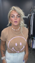 Smiley Face Graphic Tee