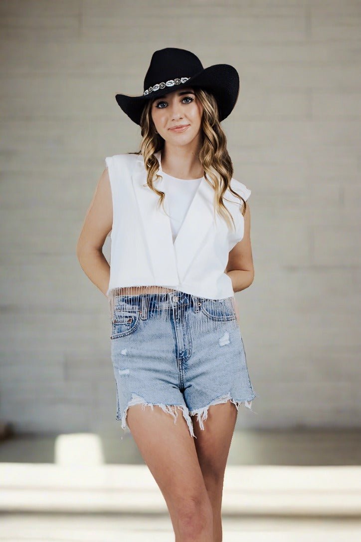 Rodeo Roundup Fringe Vest - FINAL SALE