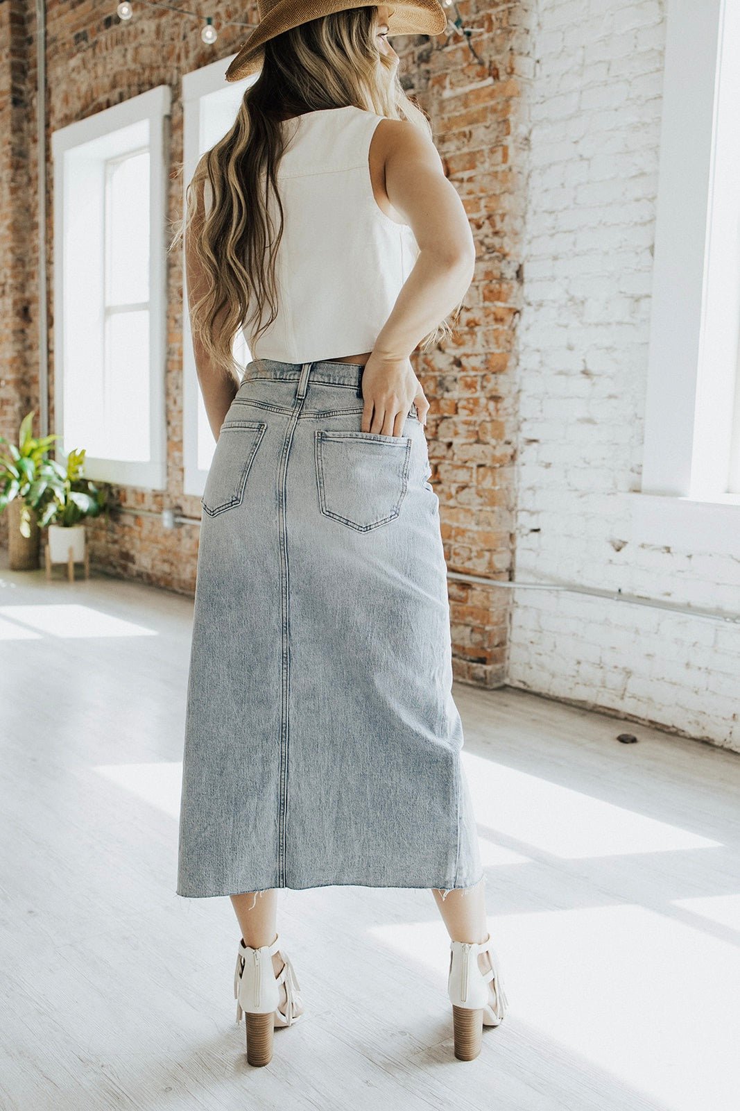 Scottsdale Denim Maxi Skirt - FINAL SALE