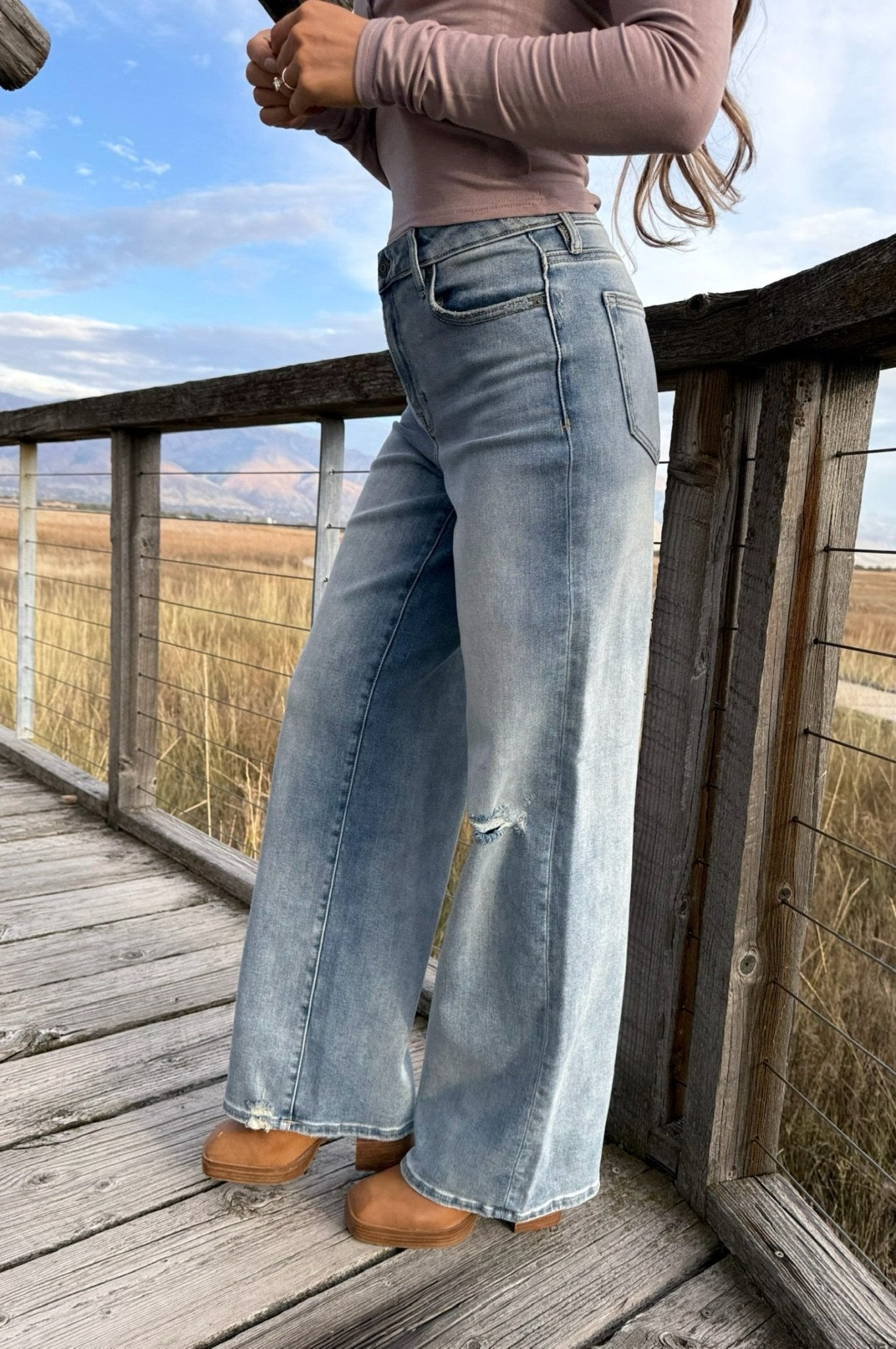 Signature Style Wide Leg Jeans