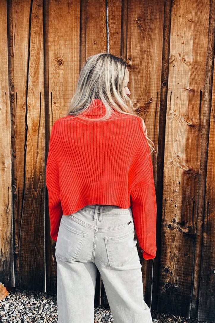 Spiced Citrus Crop Sweater - FINAL SALE
