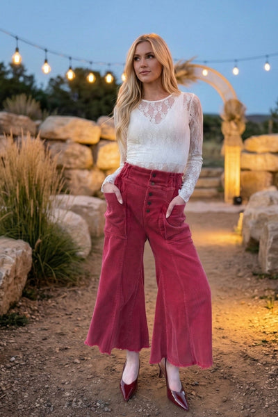 Talk To The Hem Corduroy Pants