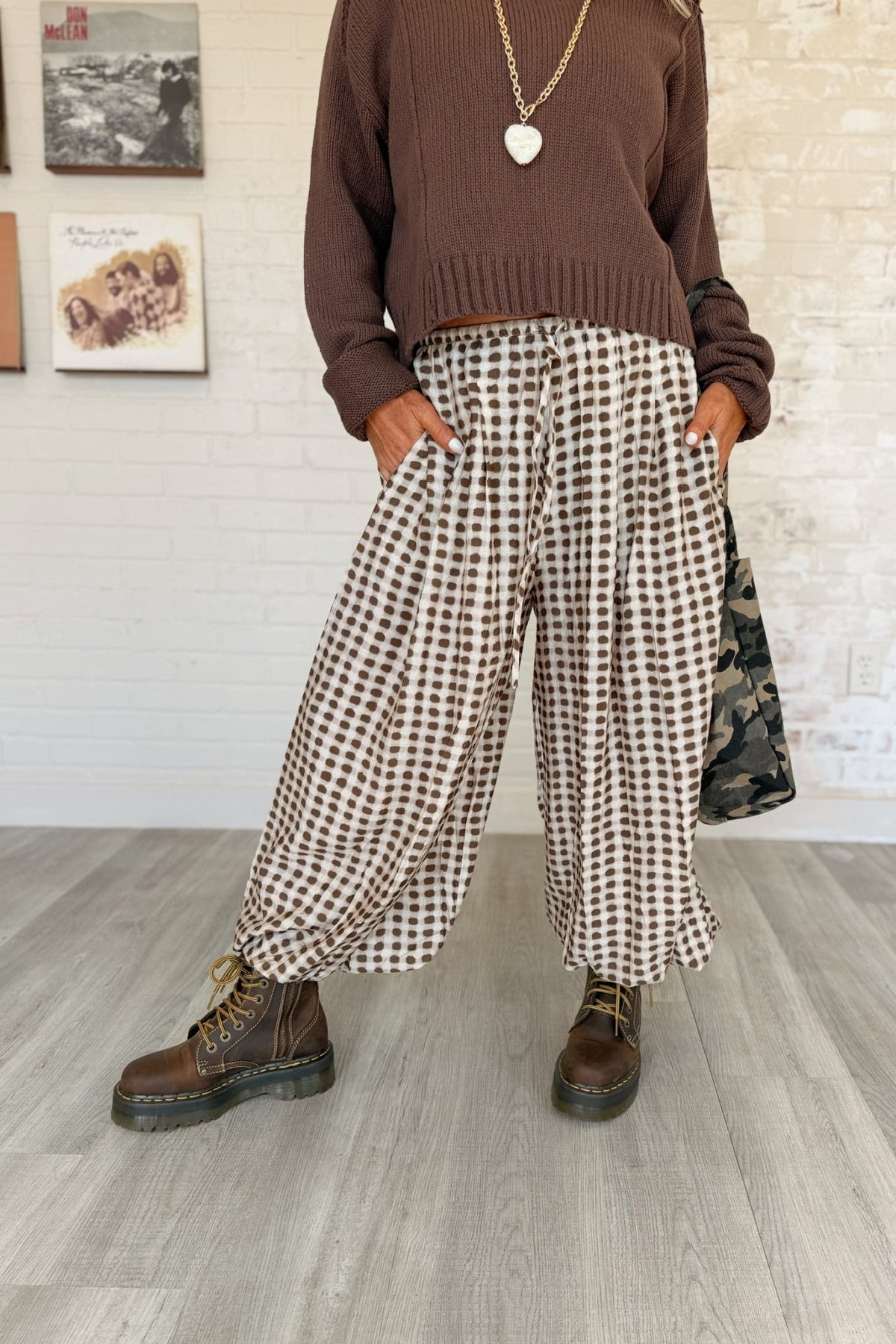 Tangled Thoughts Geo Dot Harem Pants