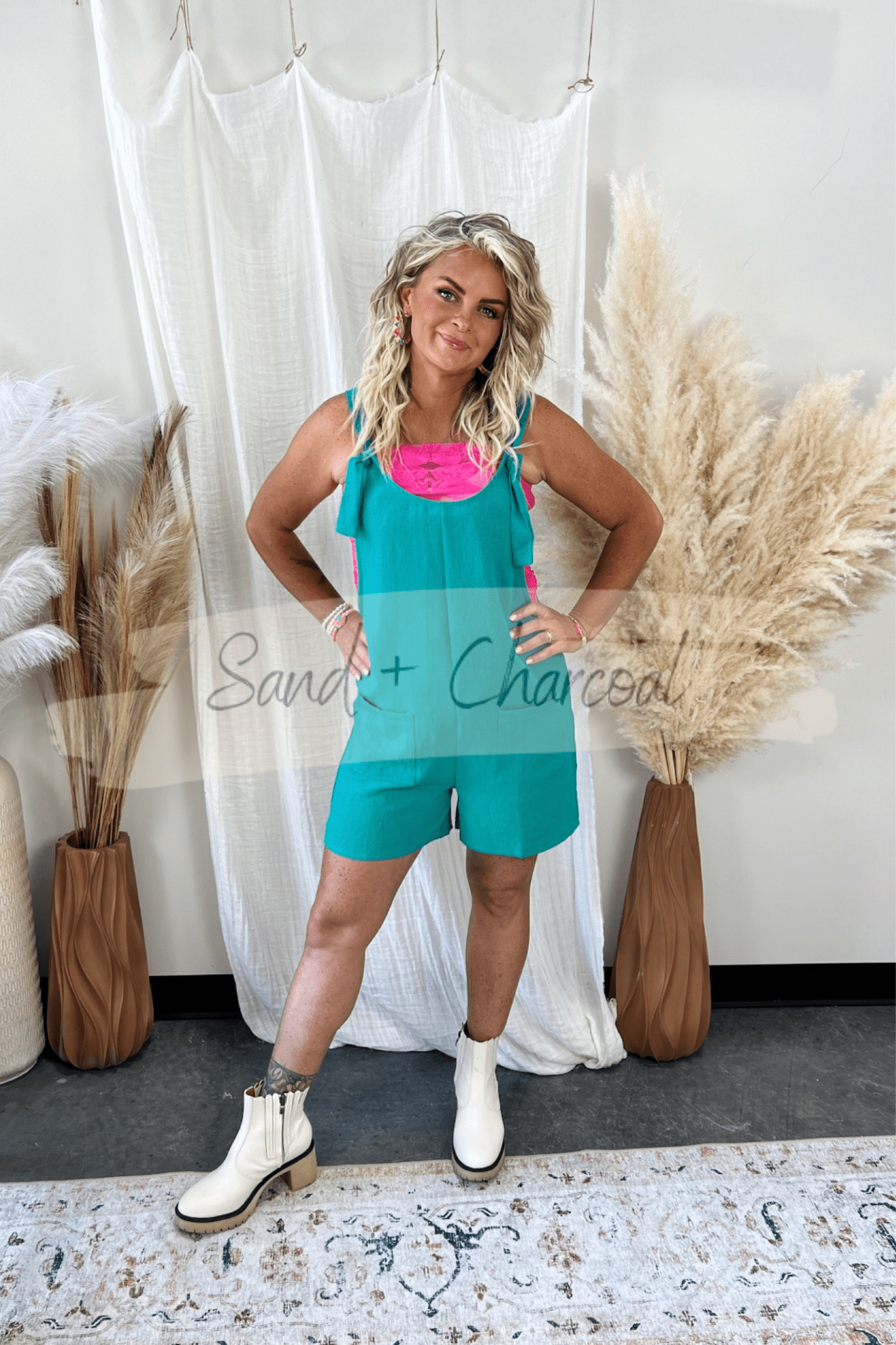 Thaya Tie Strap Romper - FINAL SALE