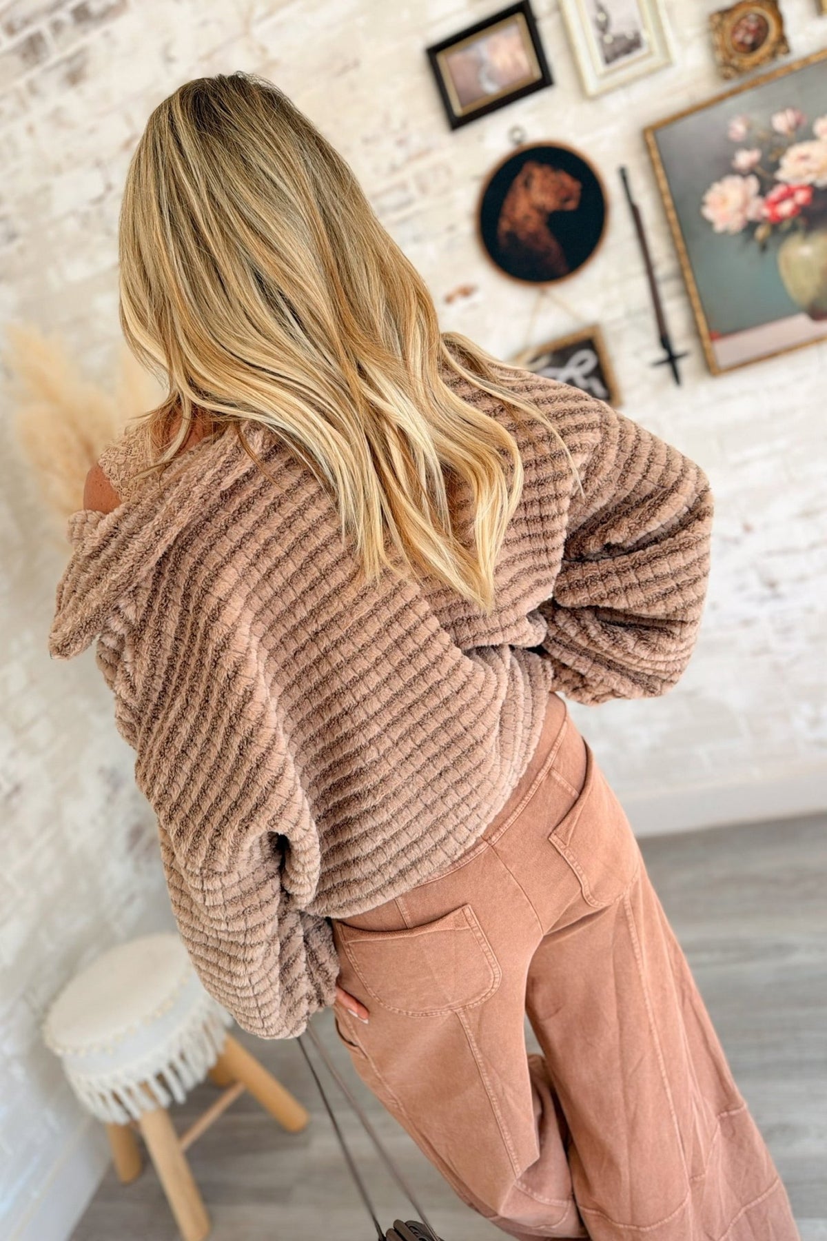 The Warm Up Plush Puffer Jacket