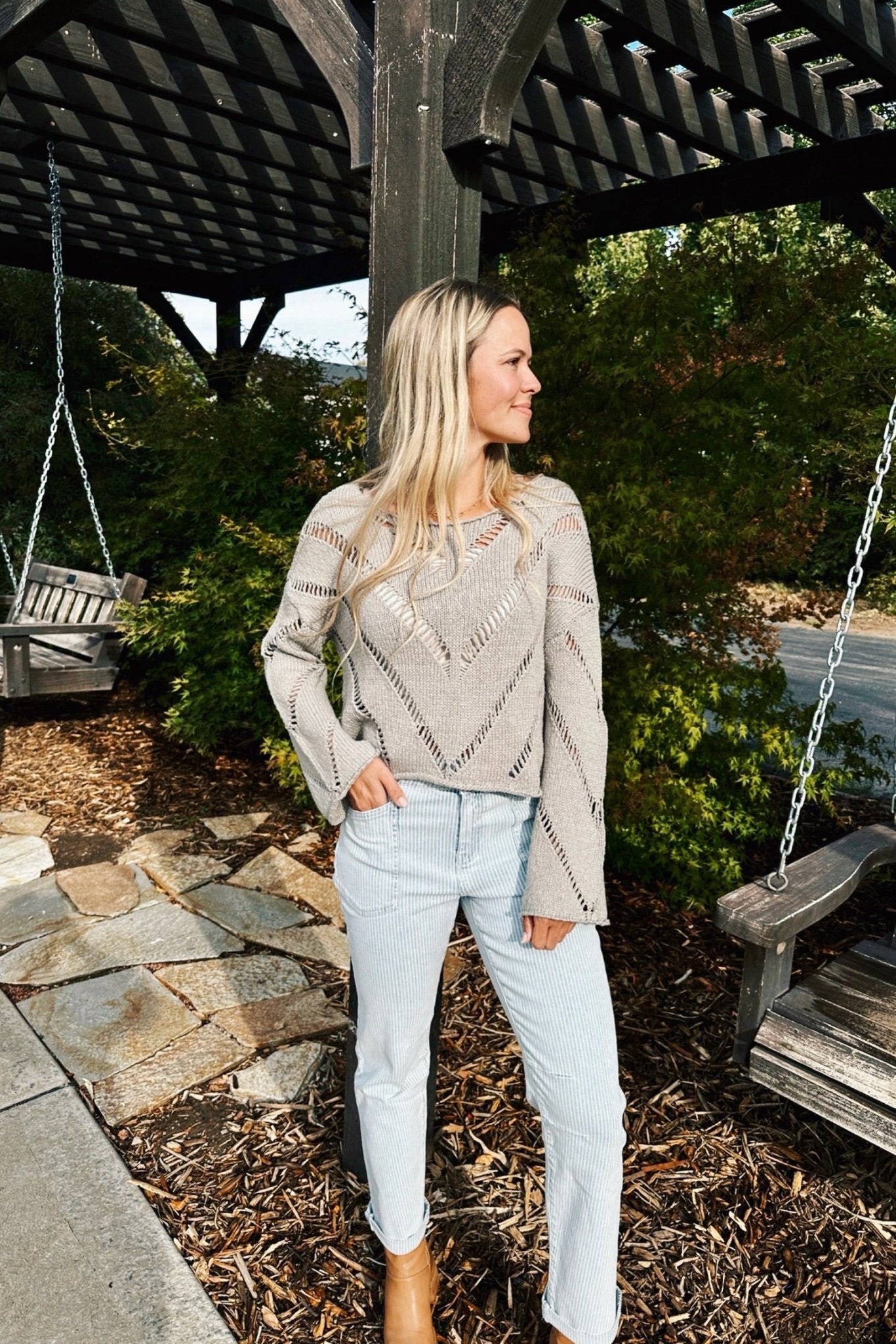 Undone Charm Knit Sweater