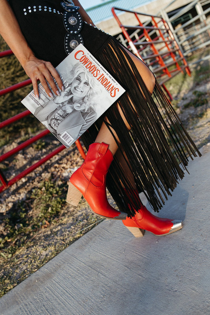 cowboy boots sweatpants with booties